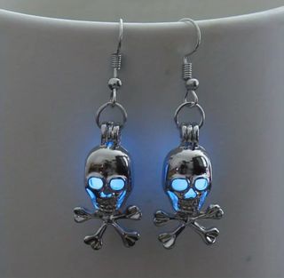 Pendientes Calavera Luminosos