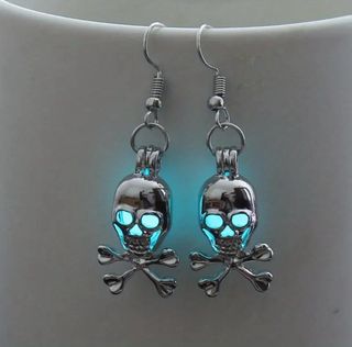 Pendientes Calavera Glow