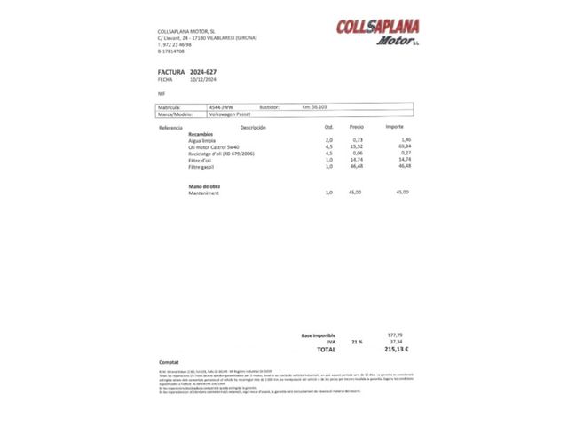 Volkswagen Passat Advance 2.0 TDI BMT 110 kW (150 CV) DSG