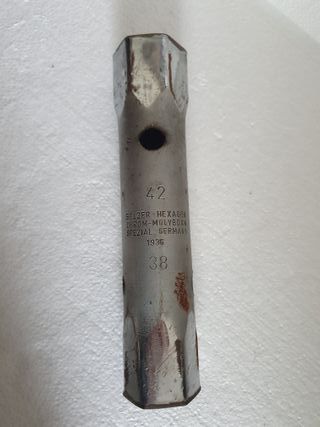 BELZER Chave de tubo 38x42, chrom-molybdan spezial