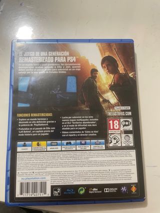 The Last of Us Remastered PS4 caja