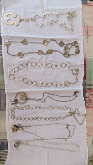 8 Collares Plata - Joyas