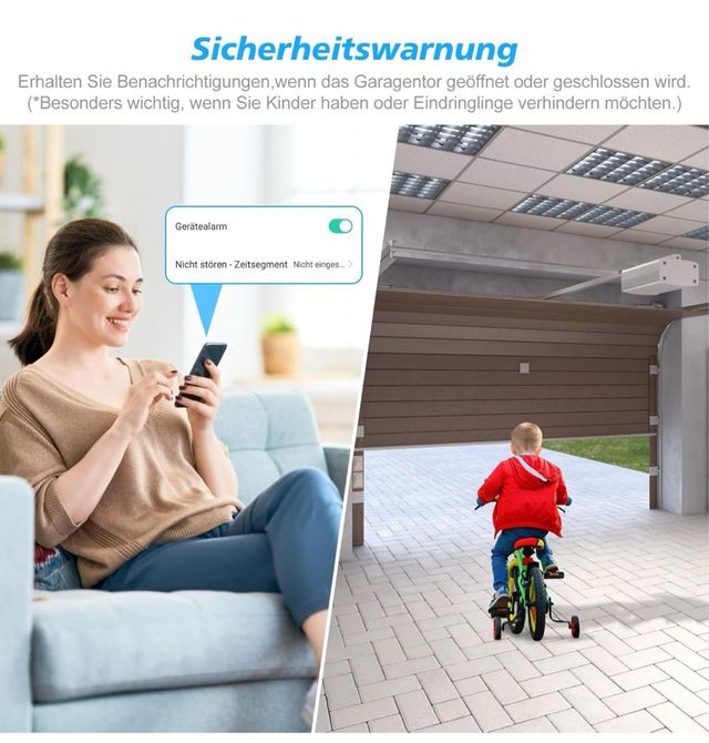 Módulo WiFi puerta garaje inteligente