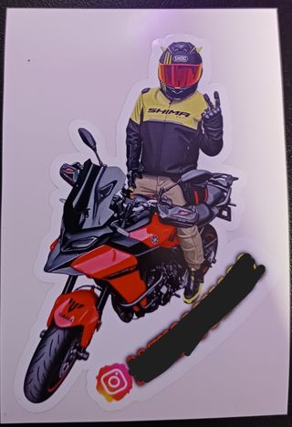 Pegatinas/stickers moteras personalizadas