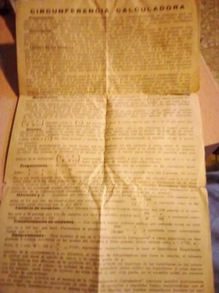 Circunferencia Calculadora - Ptas. 22