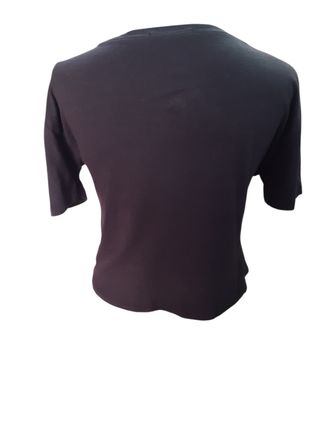 Camiseta Bershka negra 