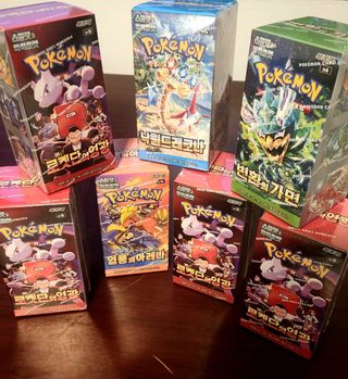 CAJAS DE SOBRES POKEMON (KOREAN)