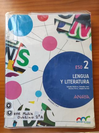 LIBROS DE TEXTO 2°ESO.