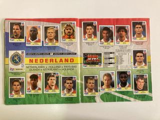 Álbum completo Panini Mundial de futbol USA 94