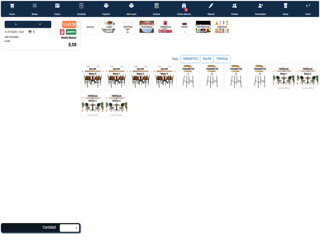 TPV Verifactu i7 - Sistema de Punto de Venta