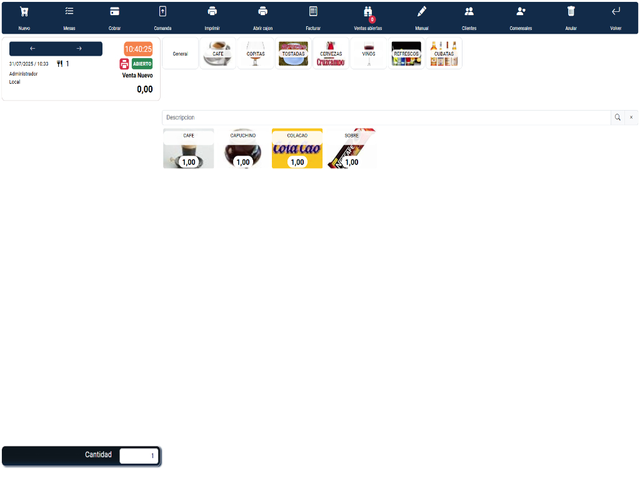 TPV Verifactu i7 - Sistema de Punto de Venta