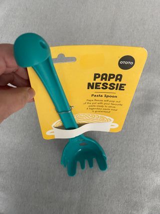 Cucchiaio Pasta Ototo Papa Nessie - Turchese