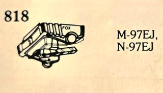 Aguja Shure 818 DST-E Diamante Fox - ELÍPTICA