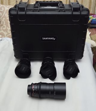 Kit Ópticas Samyang VDSLR II: 35, 85 Nikon