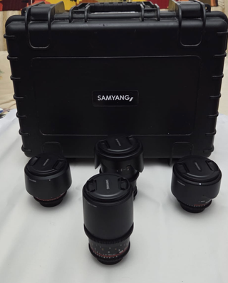Kit Ópticas Samyang VDSLR II: 35, 85 Nikon