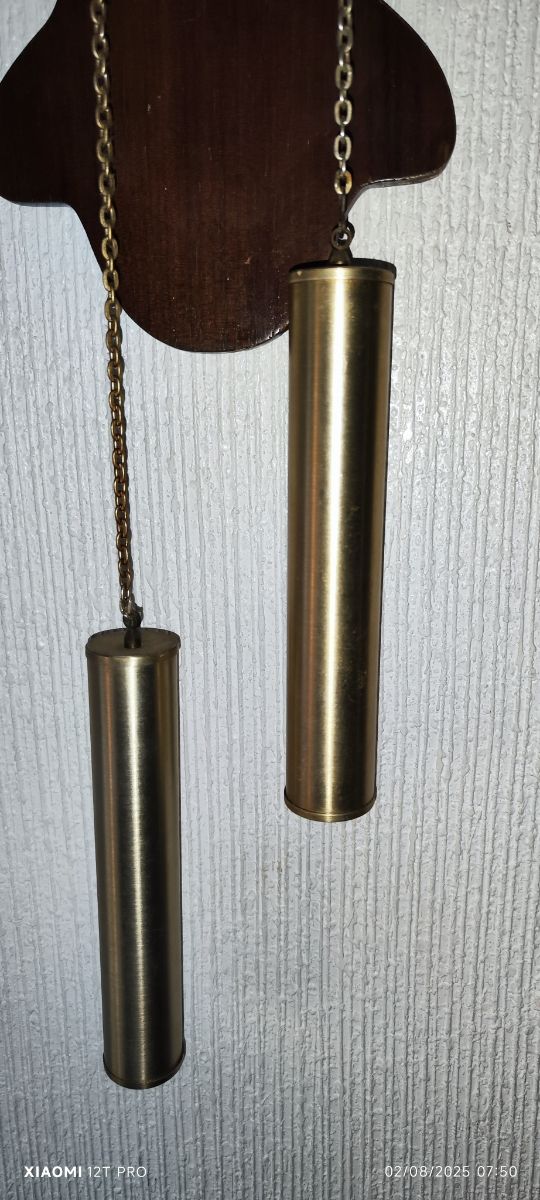 Reloj Madera Antiguo Gran tamaño FUNCIONANDO llave