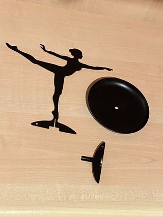 Portagioie supporto per bijoux Ballerina - Nero