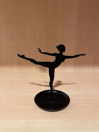 Portagioie supporto per bijoux Ballerina - Nero