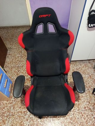 Silla Gaming Drift - Negra/Roja
