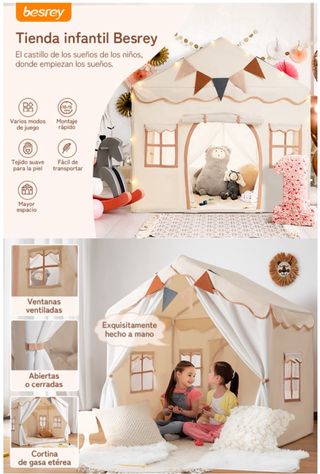 Casita infantil tela Besrey