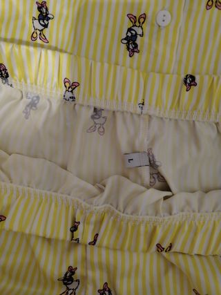 Pigiama Tezenis giallo a righe
