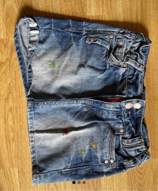 Minifalda vaquera Zara Kids 