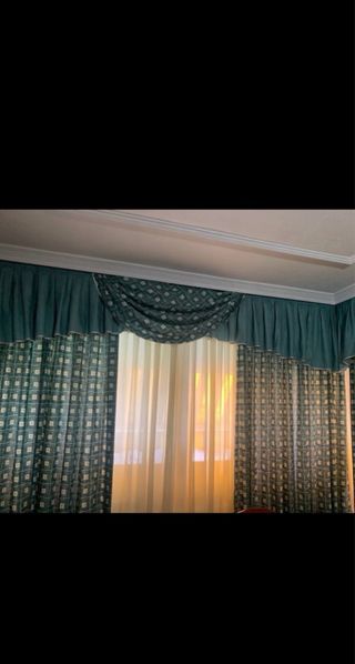 Cortinas beige - 2 unidades