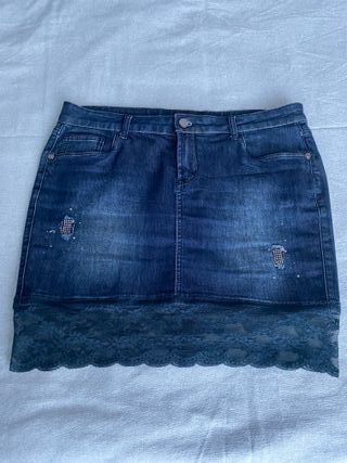 Gonna jeans Motivi blu, tg 46