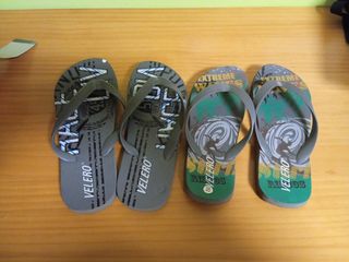 Chanclas VELERO nº35 y 36- Gris/Verde