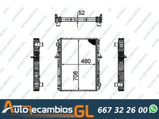 RADIADOR NISSAN ATLEON 140.75 2000-