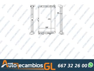 RADIADOR VOLKSWAGEN PARATI 1.8 1995-