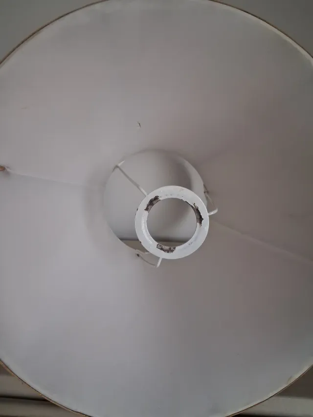 Pantalla lámpara vintage beige