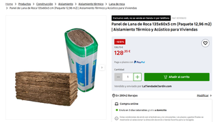 Paneles lana roca aislantes