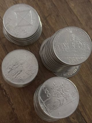 100 Lire italiane - monete