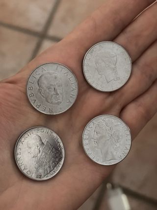 100 Lire italiane - monete
