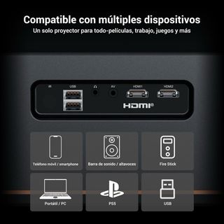 Proyector 4K 1000 ANSI lúmenes SIN ESTRENAR 