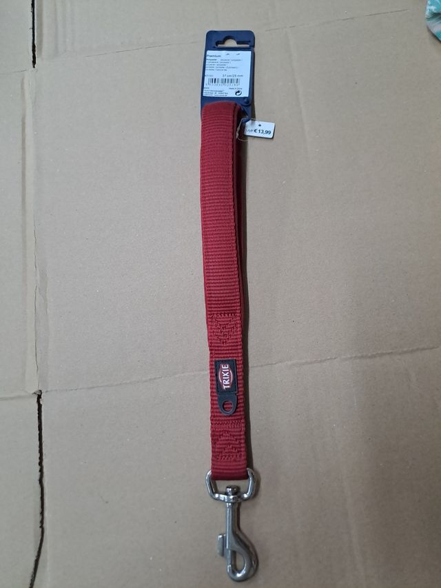 Correa perro TRIXIE roja - 1 ud.