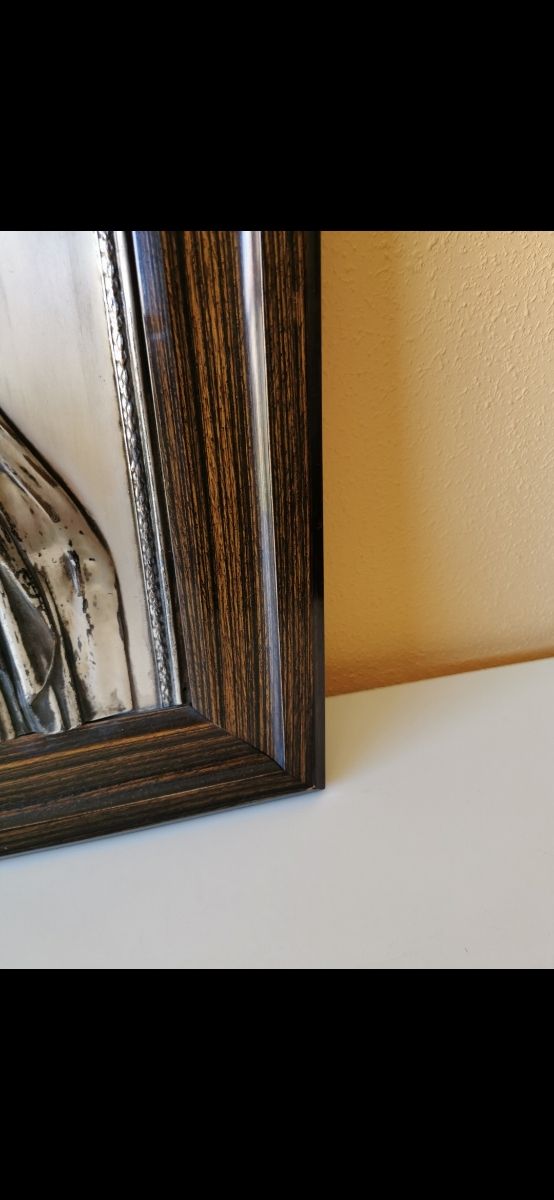 Sagrado Corazón Jesús - Cuadro alpaca