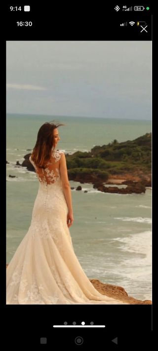 Vestido novia Pronovias - Talla 38