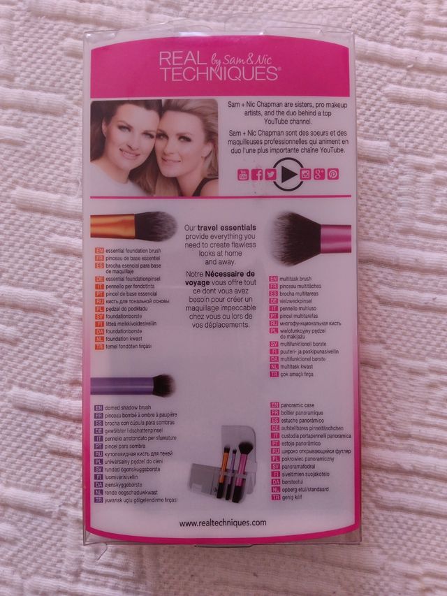 Brochas Real Techniques - Viaje