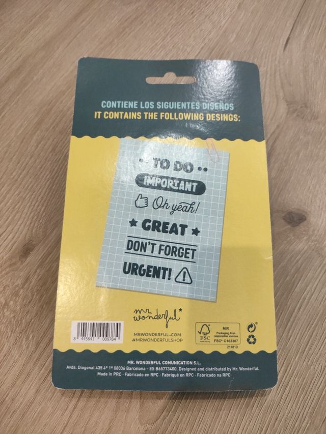 Selo Rotário Mr Wonderful - NOVO