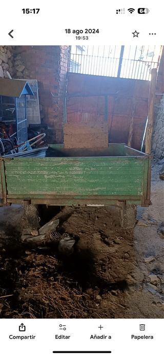 Remolque basculante para chimpin