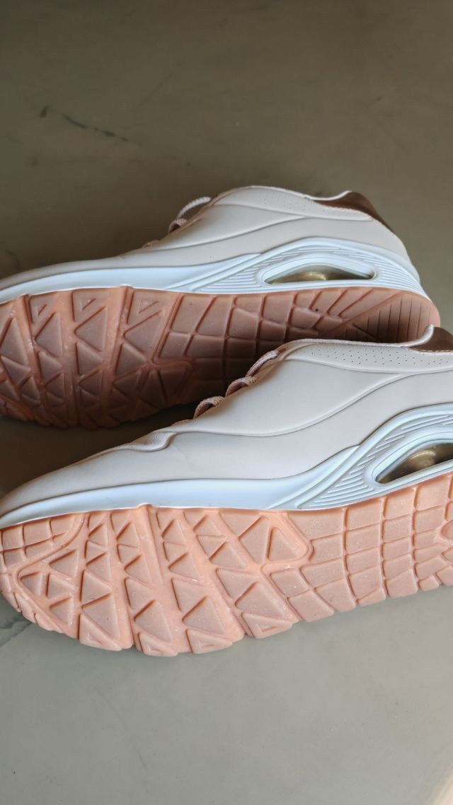 Skechers donna UNO Shimmer Beige 39