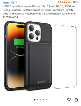 Custodia con batteria per iPhone 13/14 7500 mAh