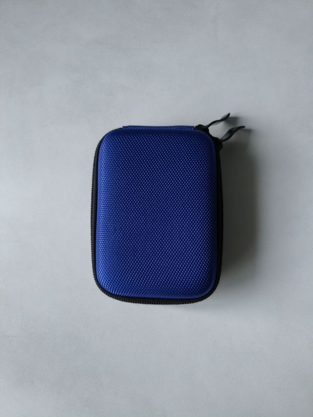 Funda cámara azul