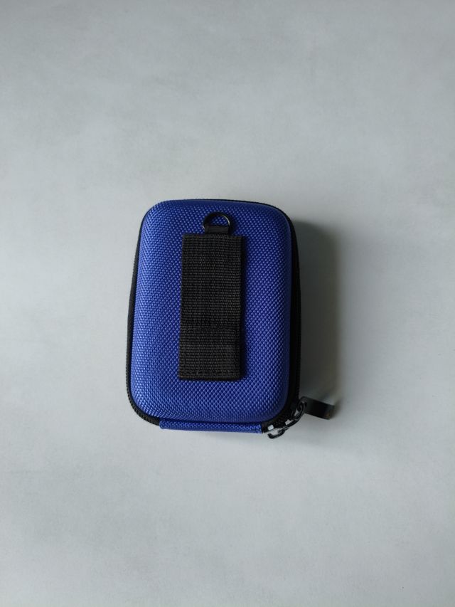 Funda cámara azul
