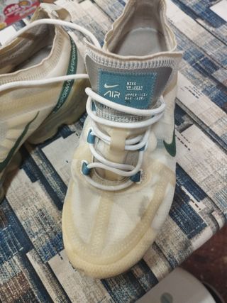 Zapatillas Nike Air Vapormax - Blancas y Verde Agu