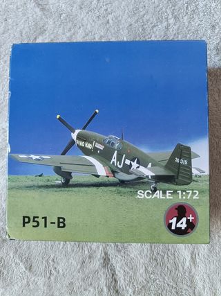 P-51B Mustang 1:72 Maqueta