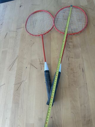 2 Raquetas bádminton usadas