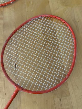 2 Raquetas bádminton usadas